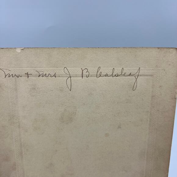 Antique Card Stock Mounted Black White 1800's Family Infant Child Photo - Picture 5 of 8